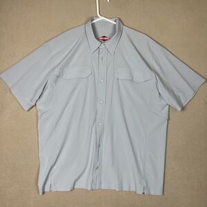 Tru Spec Shirt Mens Extra Large Gray Button Up‎ Work Uniform Tactical Adult